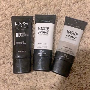 NYX and maybelline
